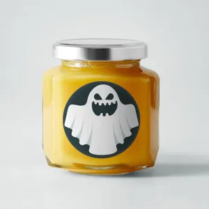 1.5 Inch Halloween Party Circle Label Stickers for Party Favors & Invitations (Pre-Set Designed, 24 Labels)