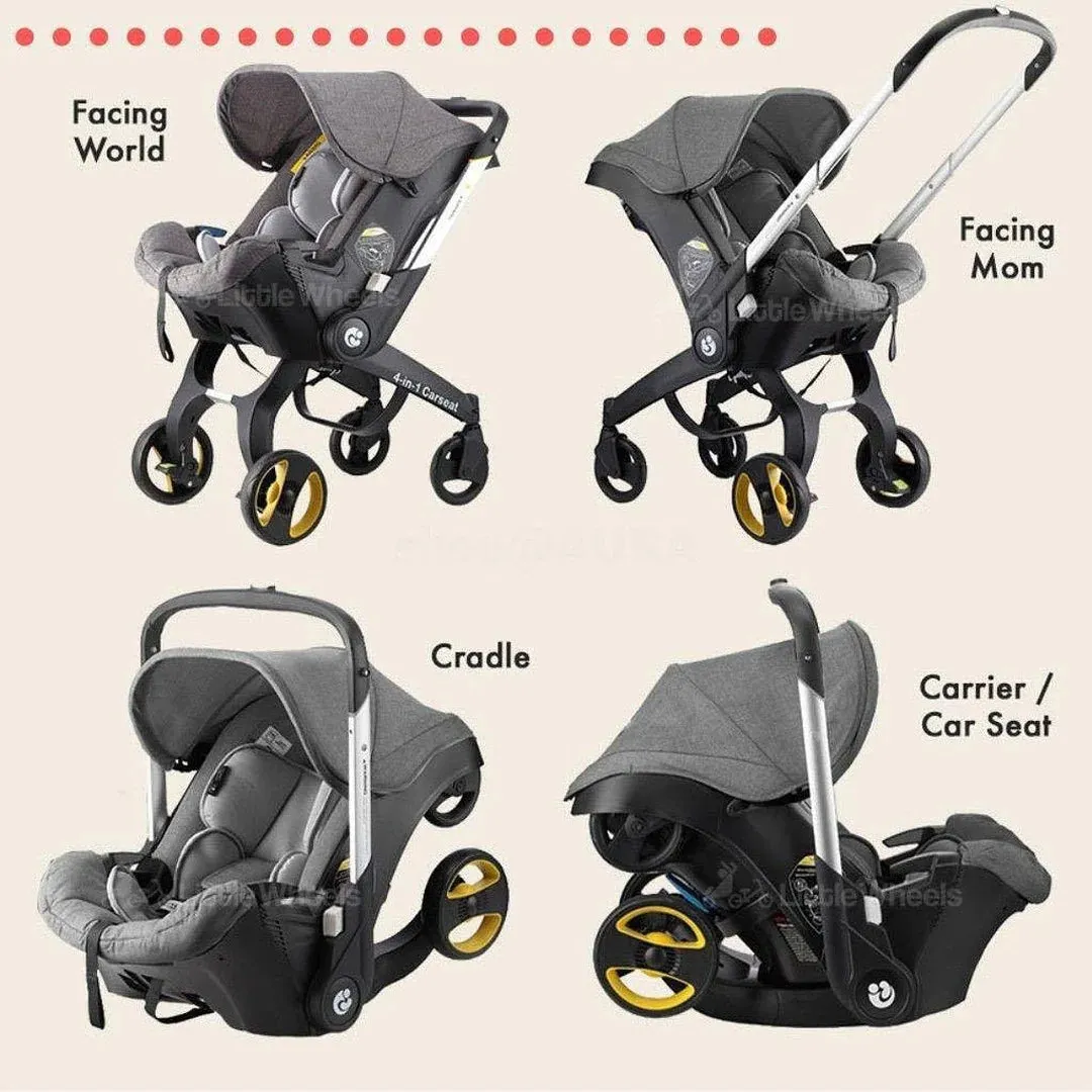 4-IN-1 CONVERTIBLE CAR SEAT TO STROLLER