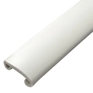 50mm x 8mm Plastic Handrail Capping White 25m Coil