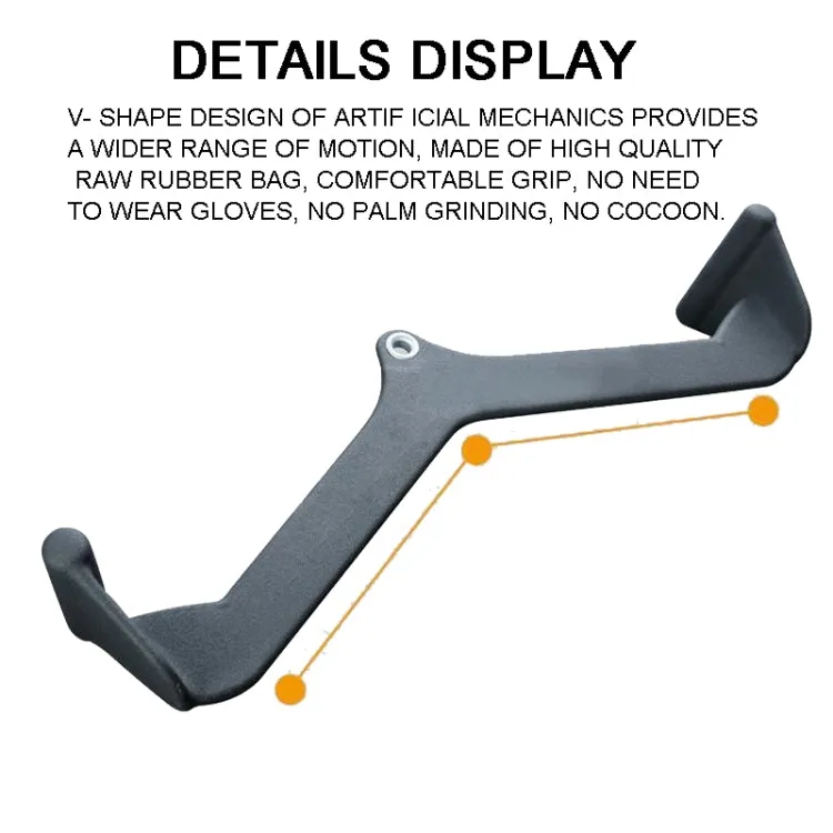 8 In 1 V-shaped Handles Attachments for Pulley and Lat Pulldown Machines