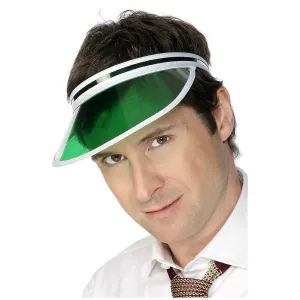 80's Poker Visor Green