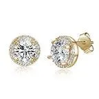 925 Sterling Silver Cubic Zirconia Stud Earrings