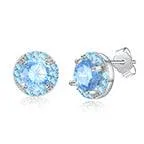 925 Sterling Silver Cubic Zirconia Stud Earrings