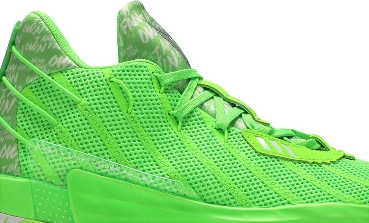 Adidas Dame 7 'I Am My Own Fan - Solar Green' sneakers, green