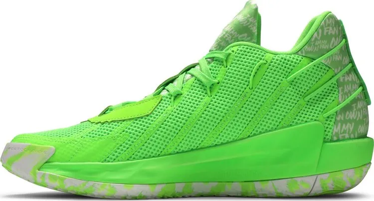 Adidas Dame 7 'I Am My Own Fan - Solar Green' sneakers, green