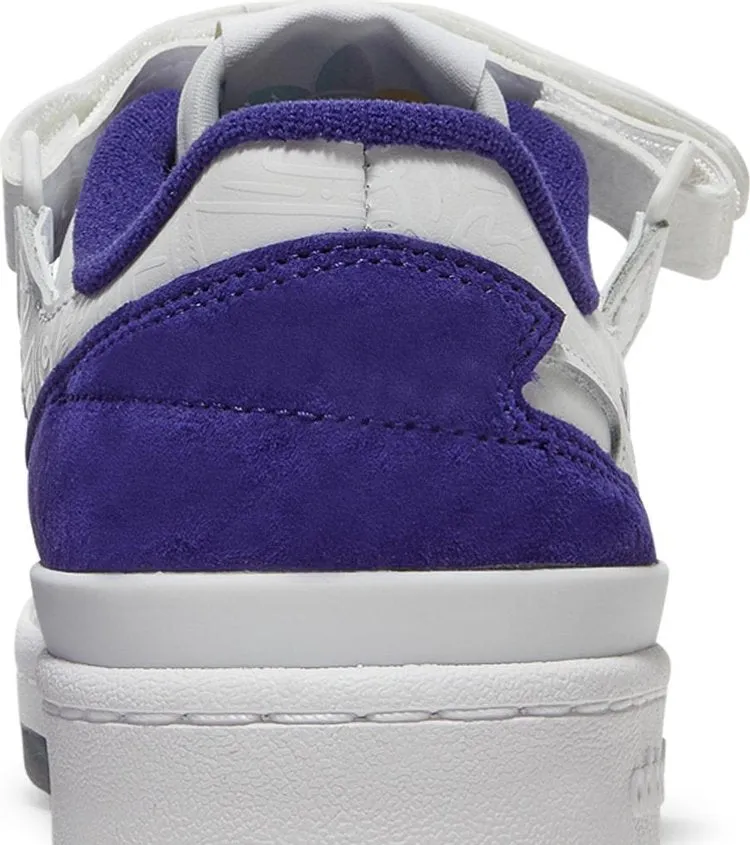 Adidas Donovan Mitchell x Forum Low 'Collegiate Purple' Sneakers, Purple