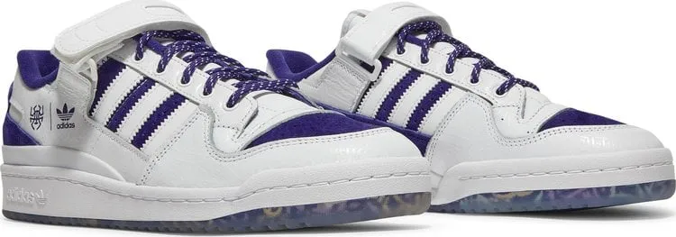 Adidas Donovan Mitchell x Forum Low 'Collegiate Purple' Sneakers, Purple