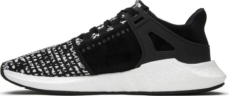 Adidas EQT Support 93/17 'Black Glitch' sneakers, black