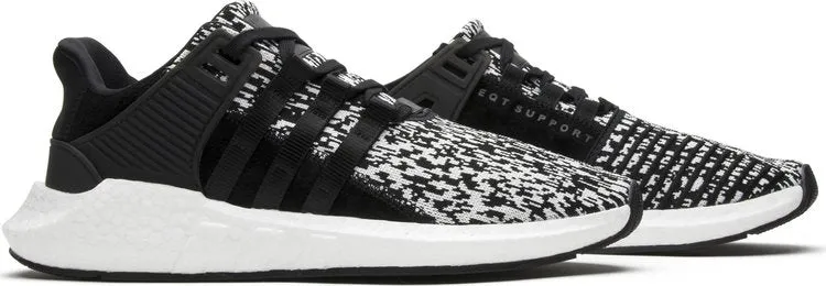 Adidas EQT Support 93/17 'Black Glitch' sneakers, black