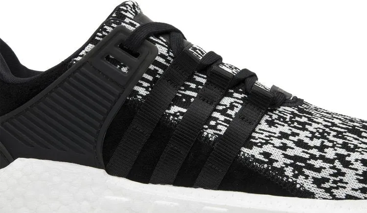 Adidas EQT Support 93/17 'Black Glitch' sneakers, black