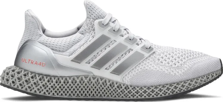 Adidas NASA x Ultra 4D 'Halo Silver' Sneakers, Silver