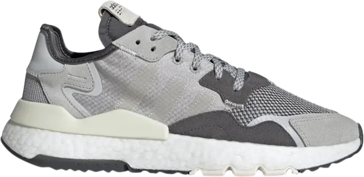 Adidas Nite Jogger 'Triple Grey' sneakers, gray