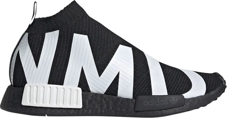 Adidas NMD_CS1 Primeknit 'NMD Print - Black' sneakers, black