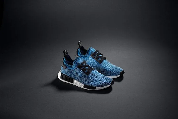 Adidas NMD_R1 'Blue Camo' sneakers, blue