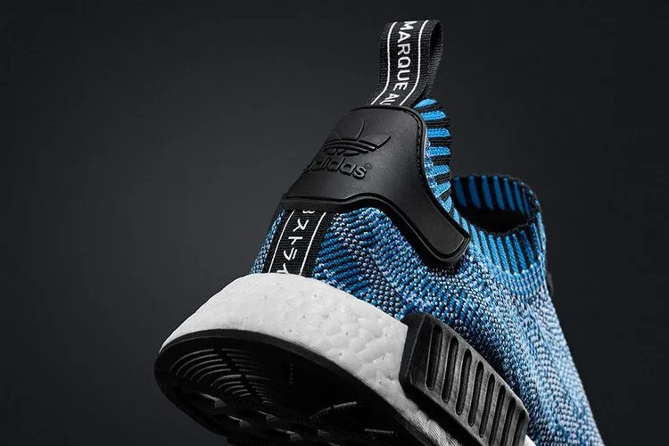 Adidas NMD_R1 'Blue Camo' sneakers, blue