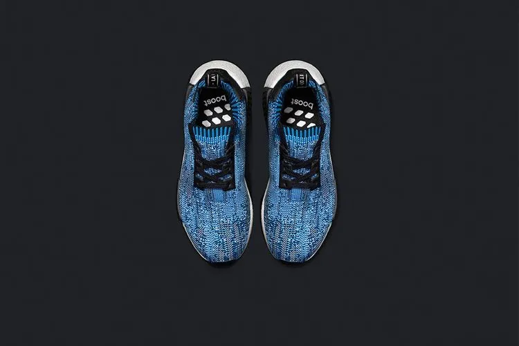 Adidas NMD_R1 'Blue Camo' sneakers, blue