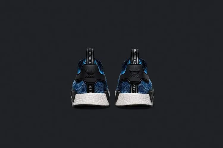 Adidas NMD_R1 'Blue Camo' sneakers, blue