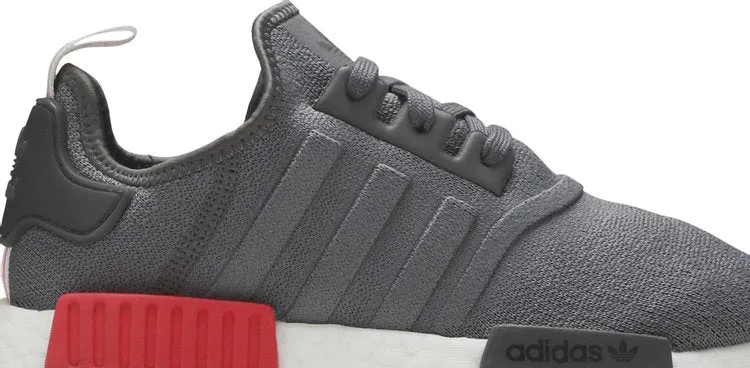 Adidas NMD_R1 'Grey Red' sneakers, gray