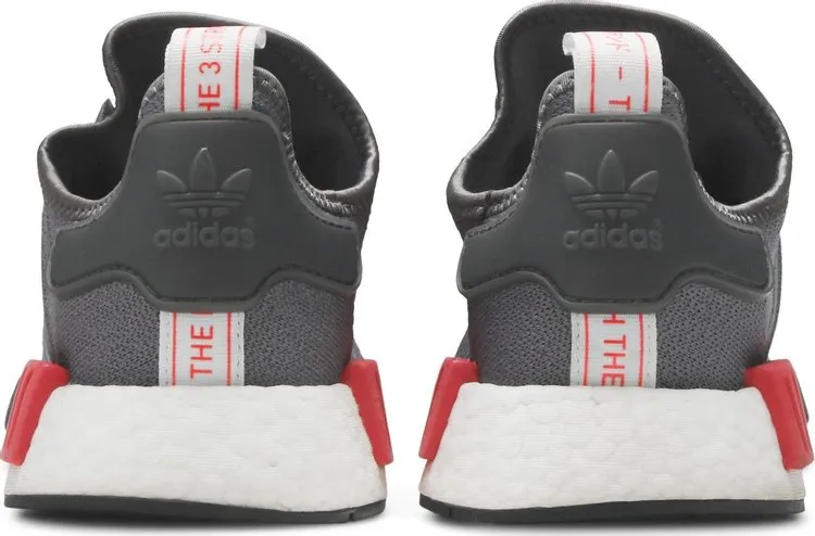 Adidas NMD_R1 'Grey Red' sneakers, gray