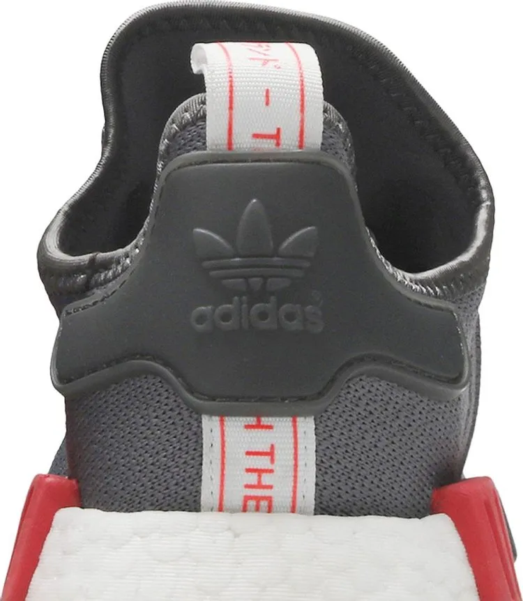 Adidas NMD_R1 'Grey Red' sneakers, gray