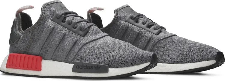 Adidas NMD_R1 'Grey Red' sneakers, gray