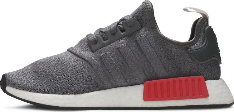 Adidas NMD_R1 'Grey Red' sneakers, gray