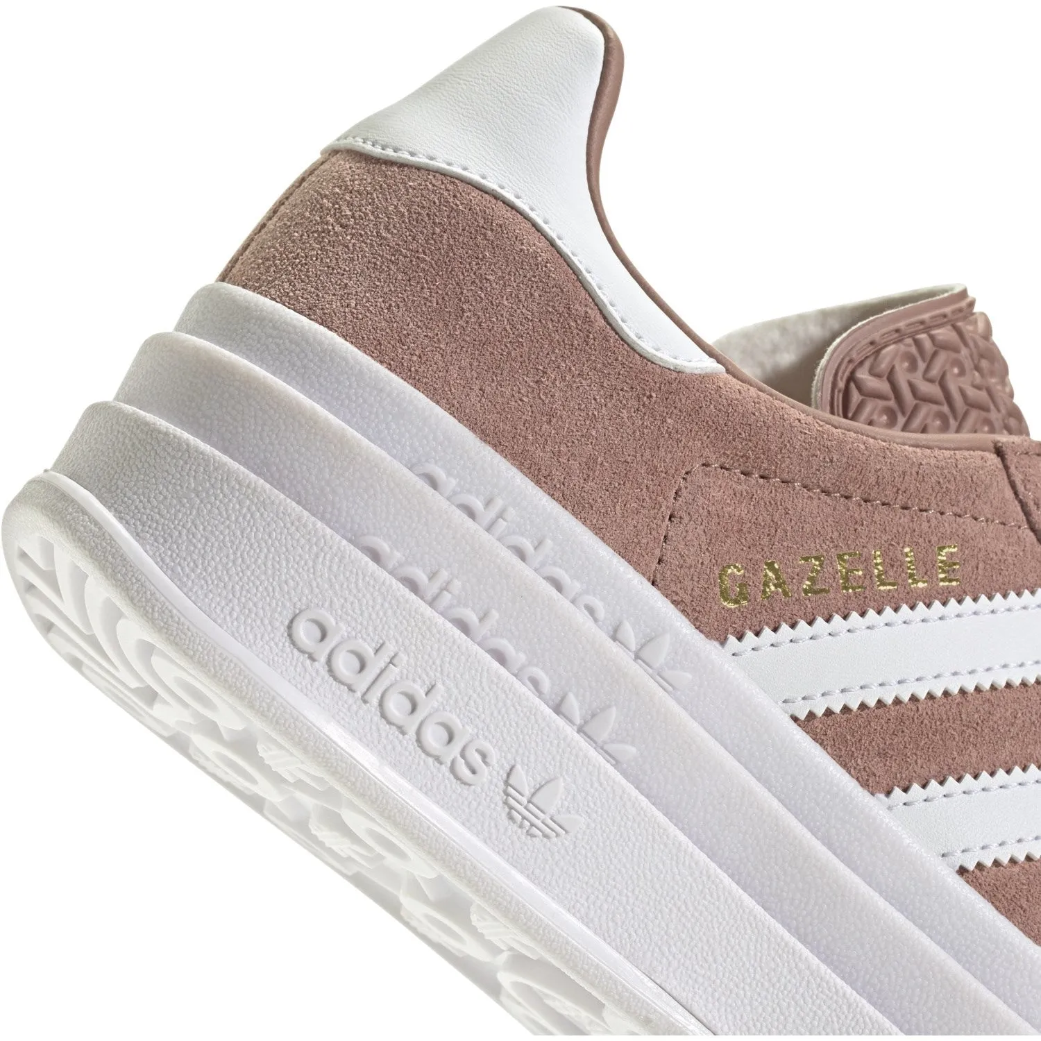 adidas Originals Warm Clay/Ftwr White/Gold Met. Gazelle Bold J Sneakers