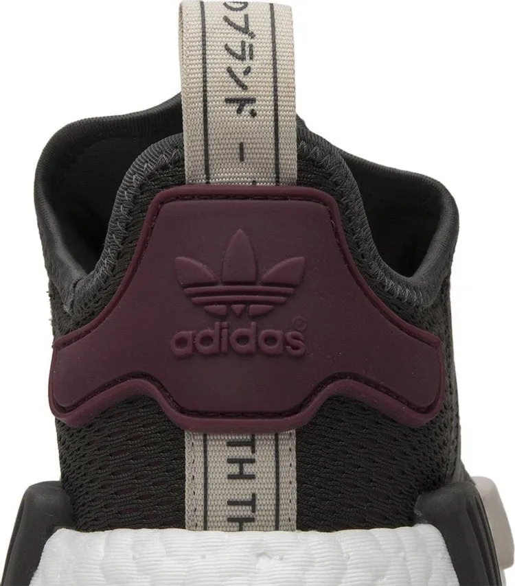 Adidas Wmns NMD_R1 'Olive Maroon' sneakers, green