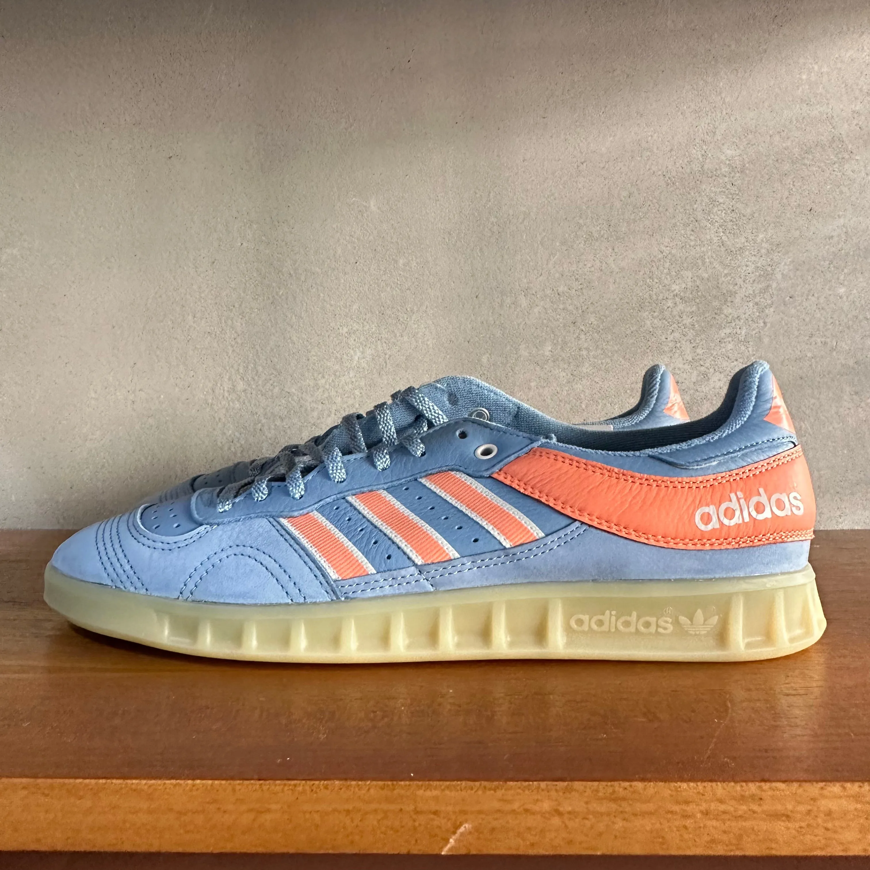 adidas X Oyster Holdings Handball Top Trainers Oyster Blue - UK 9.5