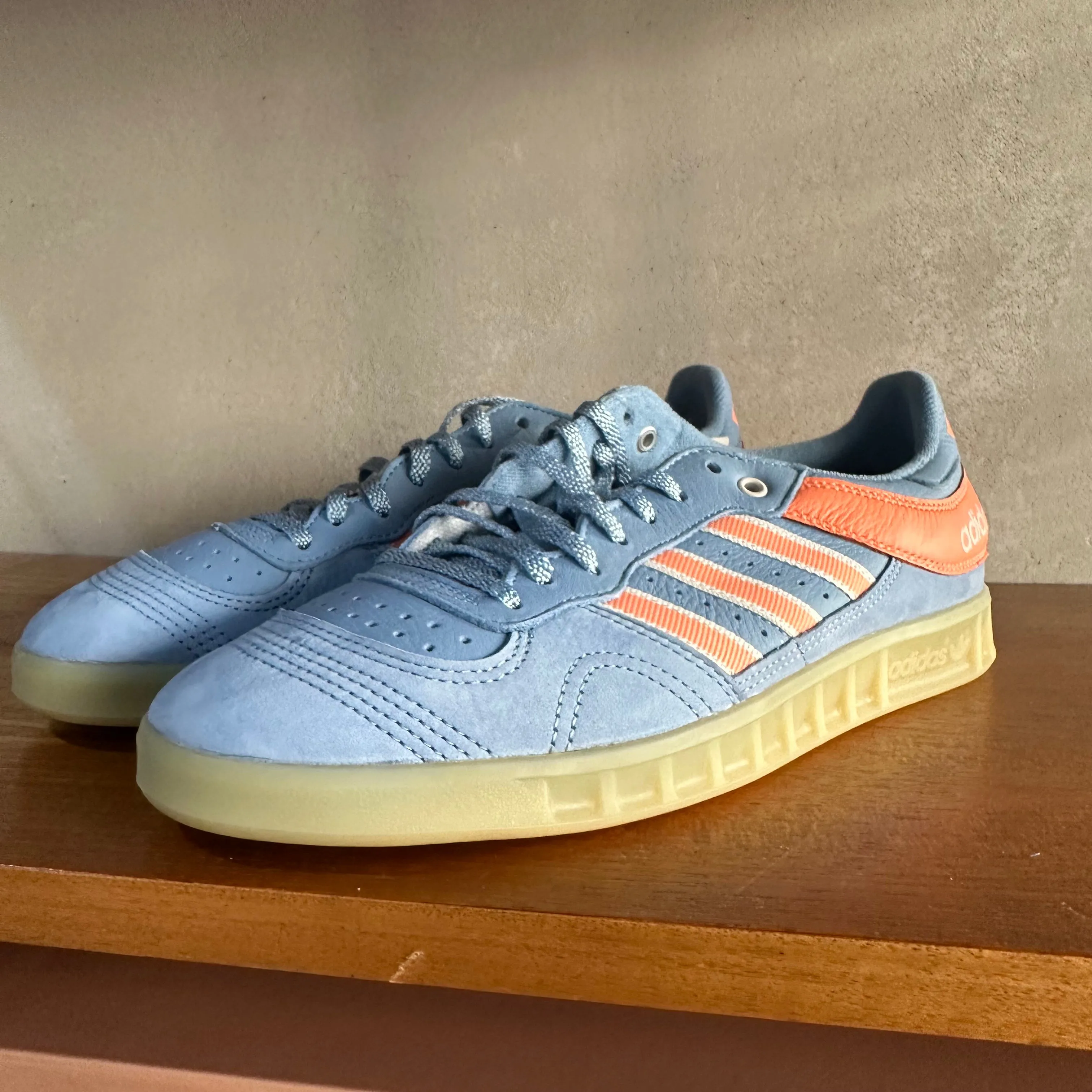 adidas X Oyster Holdings Handball Top Trainers Oyster Blue - UK 9.5