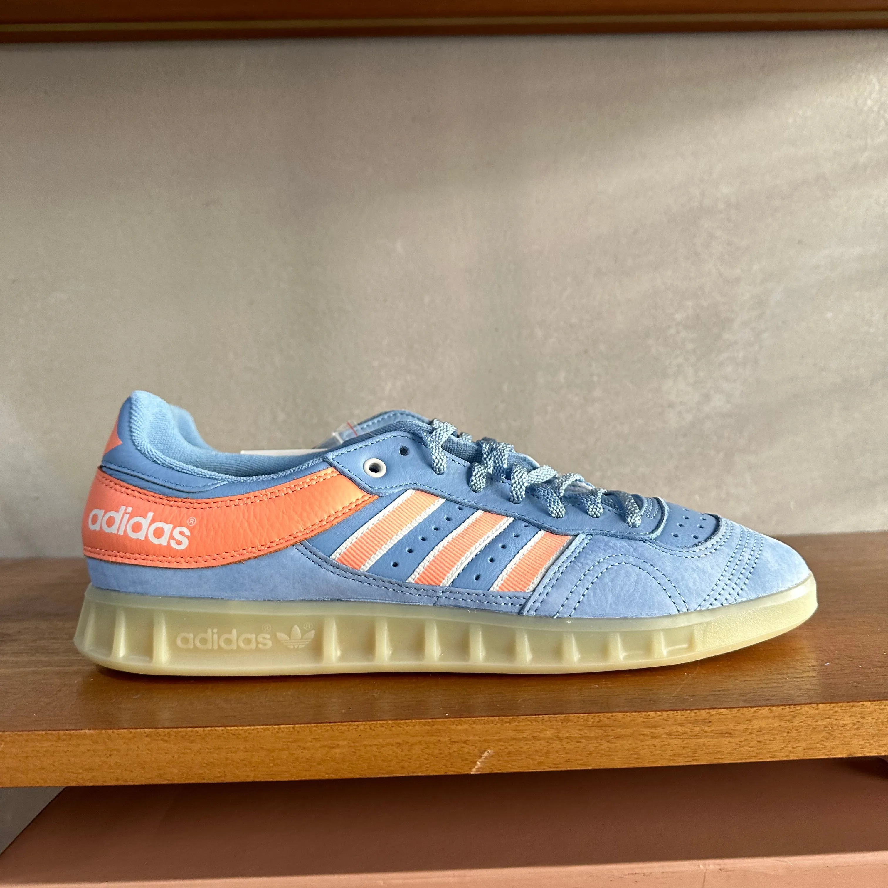 adidas X Oyster Holdings Handball Top Trainers Oyster Blue - UK 9.5