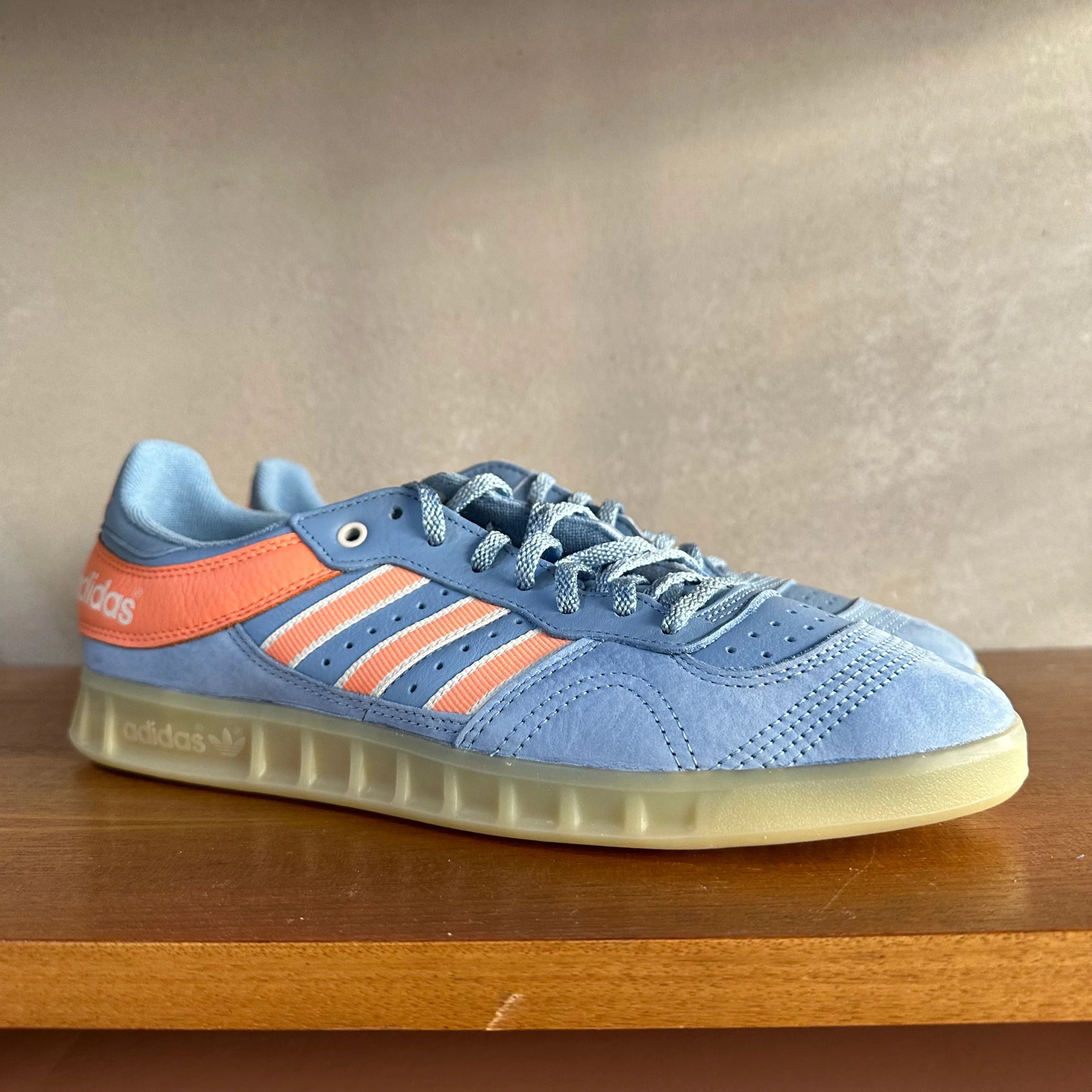 adidas X Oyster Holdings Handball Top Trainers Oyster Blue - UK 9.5