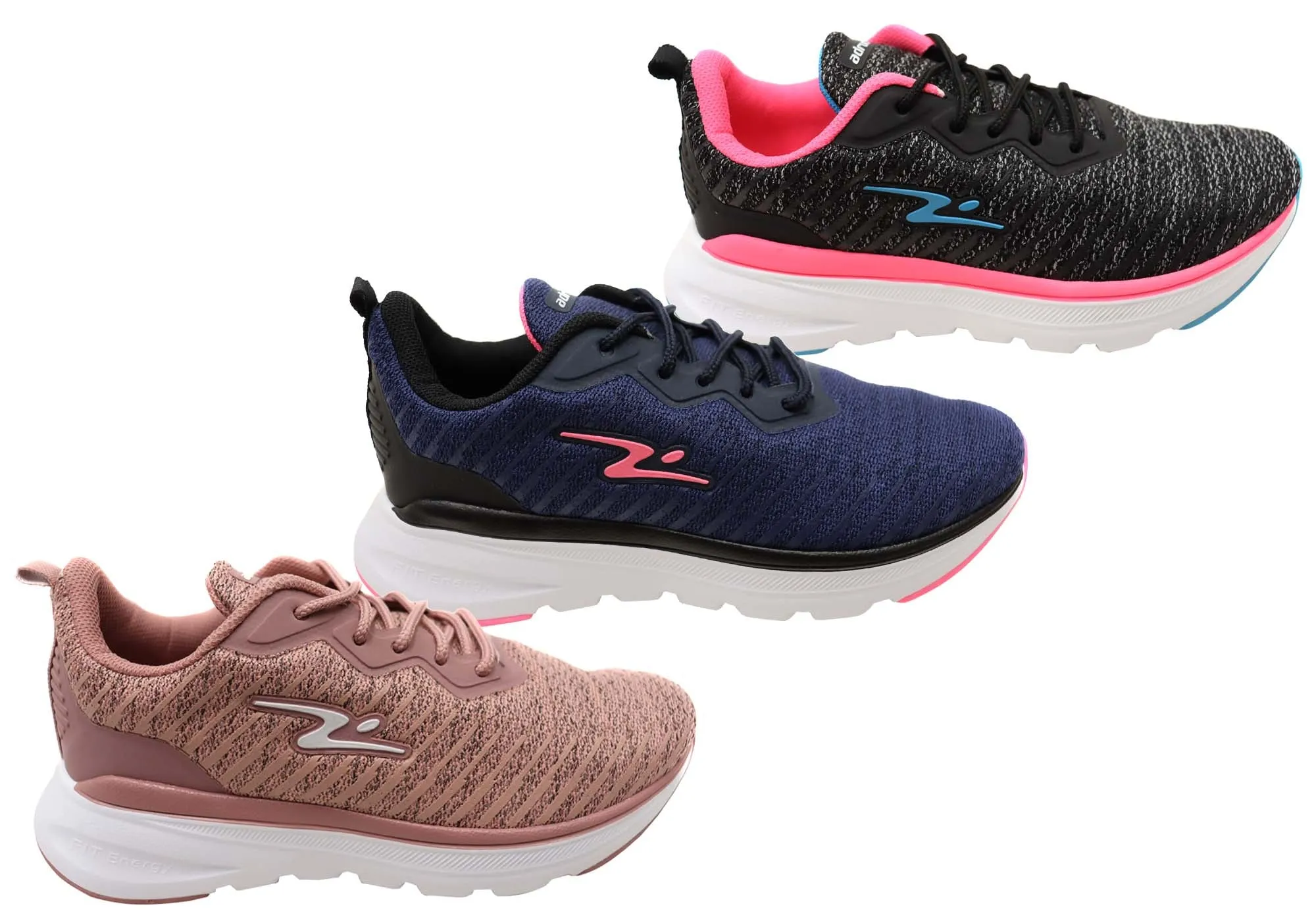 Adrun Excite Womens Comfortable Athletic Shoes Made In Brazil