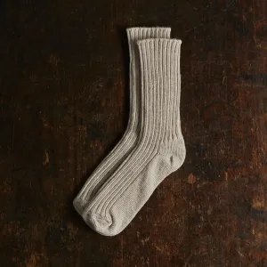 Adults Merino Wool Socks - Sand Melange