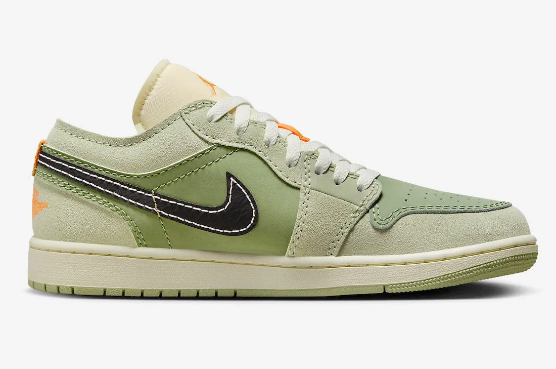 AIR JORDAN 1 LOW SE CRAFT SKY J LT OLIVE/BLACK-CELADON FD6819-300