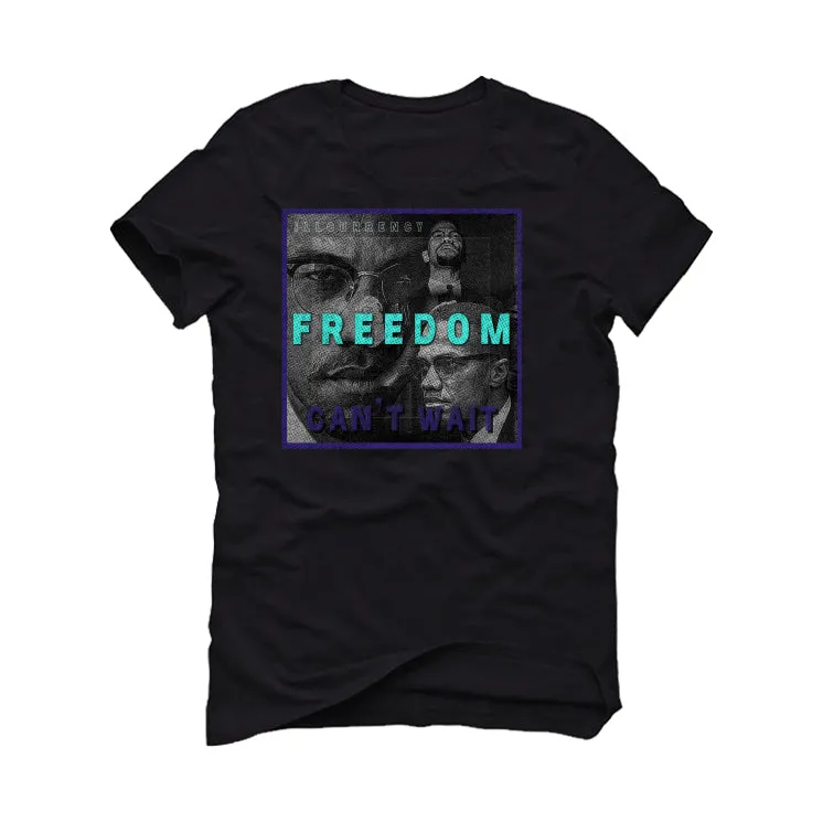 Air Jordan 1 Mid Black Grape | ILLCURRENCY Black T-Shirt (FREEDOM)