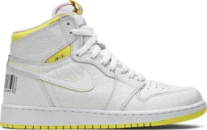 Air Jordan 1 Retro High OG GS First Class Flight sneakers, white