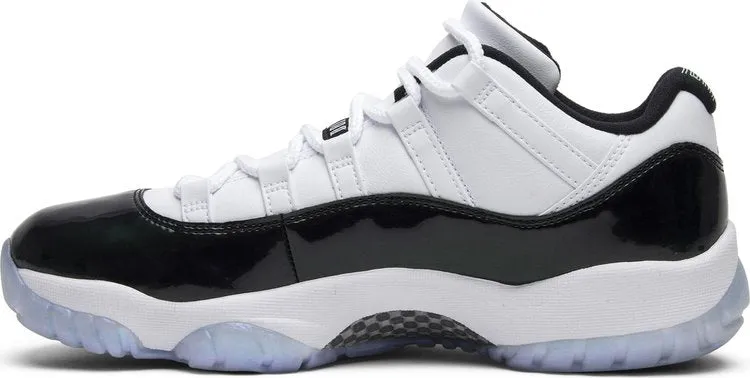 Air Jordan 11 Retro Low Emerald sneakers, white