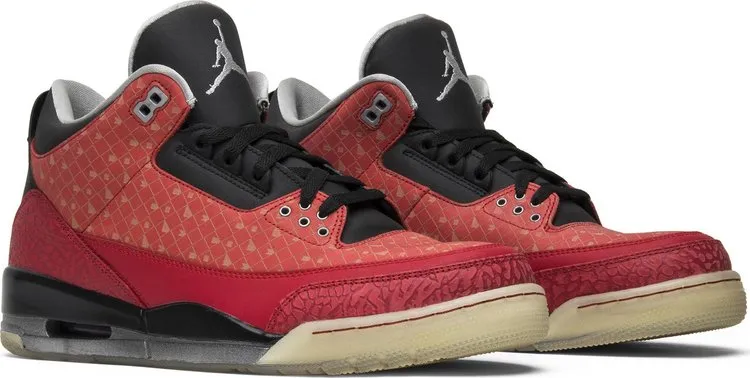 Air Jordan 3 Retro Doernbecher 2013 Sneakers, Red