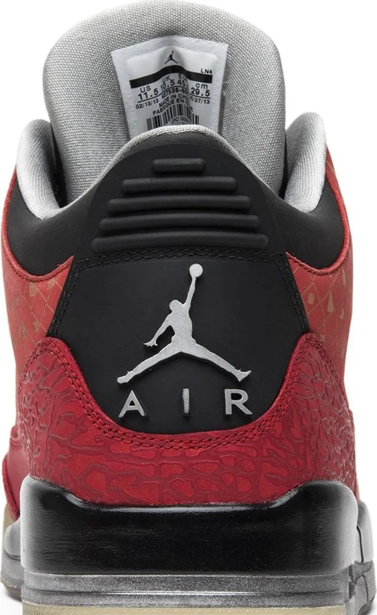 Air Jordan 3 Retro Doernbecher 2013 Sneakers, Red