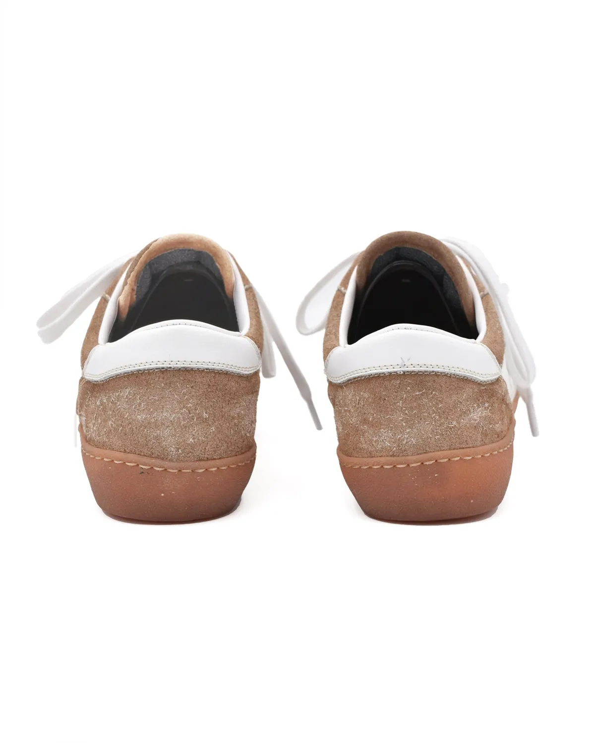 Alberto Fasciani Spoty White & Tan Suede Sneaker