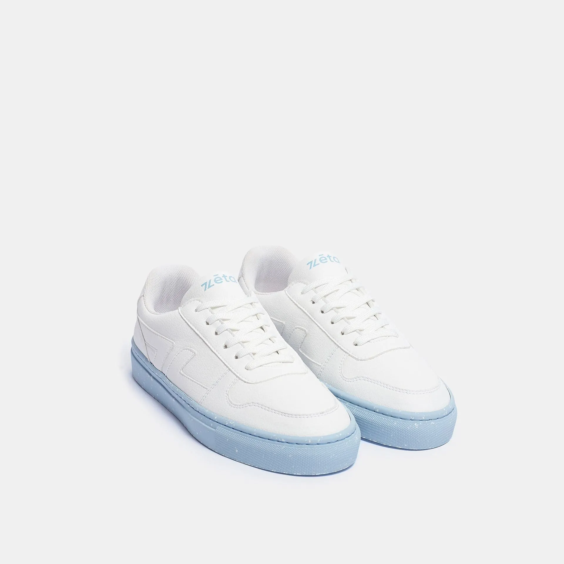 Alpha Grape Leather Vegan Sneakers | Light Blue