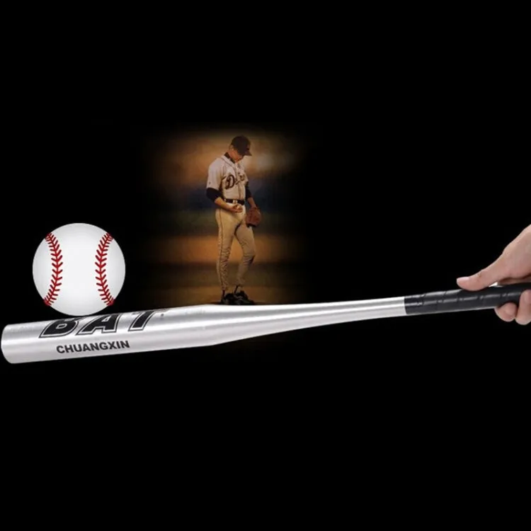 Aluminium Alloy Baseball Bat Of The Bit Softball Bats, Size:25 inch(63-64cm)(Black)