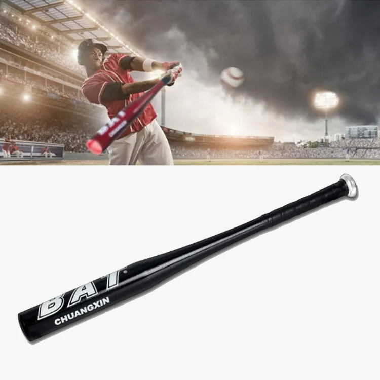 Aluminium Alloy Baseball Bat Of The Bit Softball Bats, Size:25 inch(63-64cm)(Black)