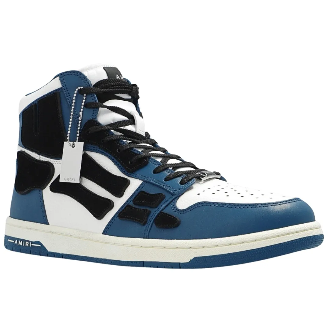 Amiri Skel Top High Top Navy Blue Sneakers