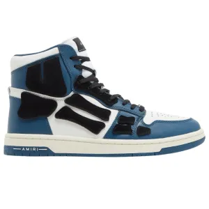 Amiri Skel Top High Top Navy Blue Sneakers