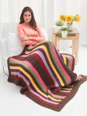 Amish Stripe Afghan (Knit)