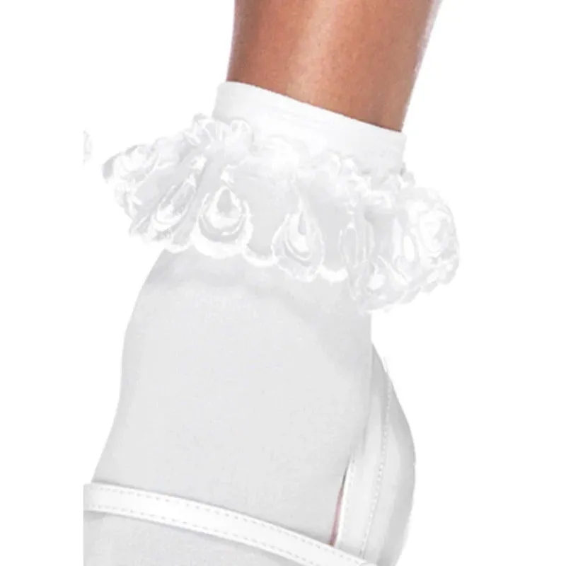 Anklet with Lace Ruffle - Leg Avenue