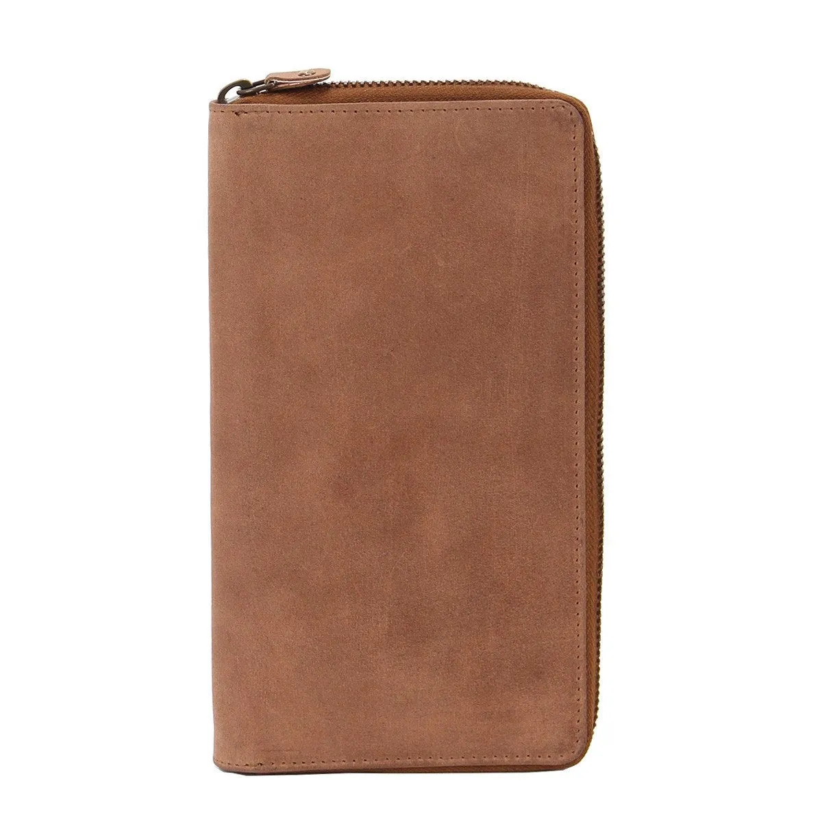 Arizona Ziparound RFID Leather Secure Travel Wallet