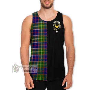 Arnott Tartan Men's Tank Top with Family Crest and Half Of Me Style